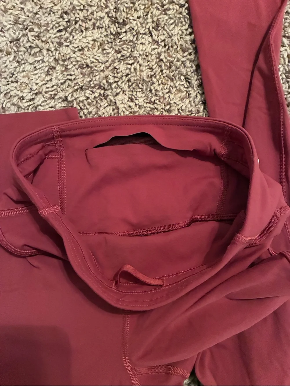 lululemon athletica High-Rise Wine Red Leggings